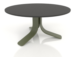 Coffee table Ø80 (Olive green, DEKTON Domoos)