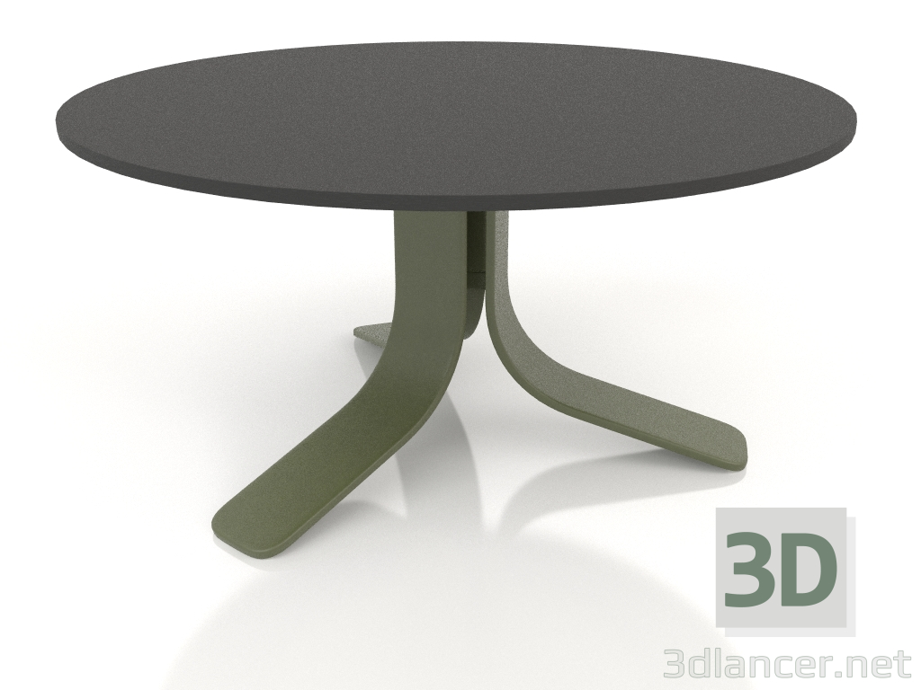 3d model Coffee table Ø80 (Olive green, DEKTON Domoos) - preview
