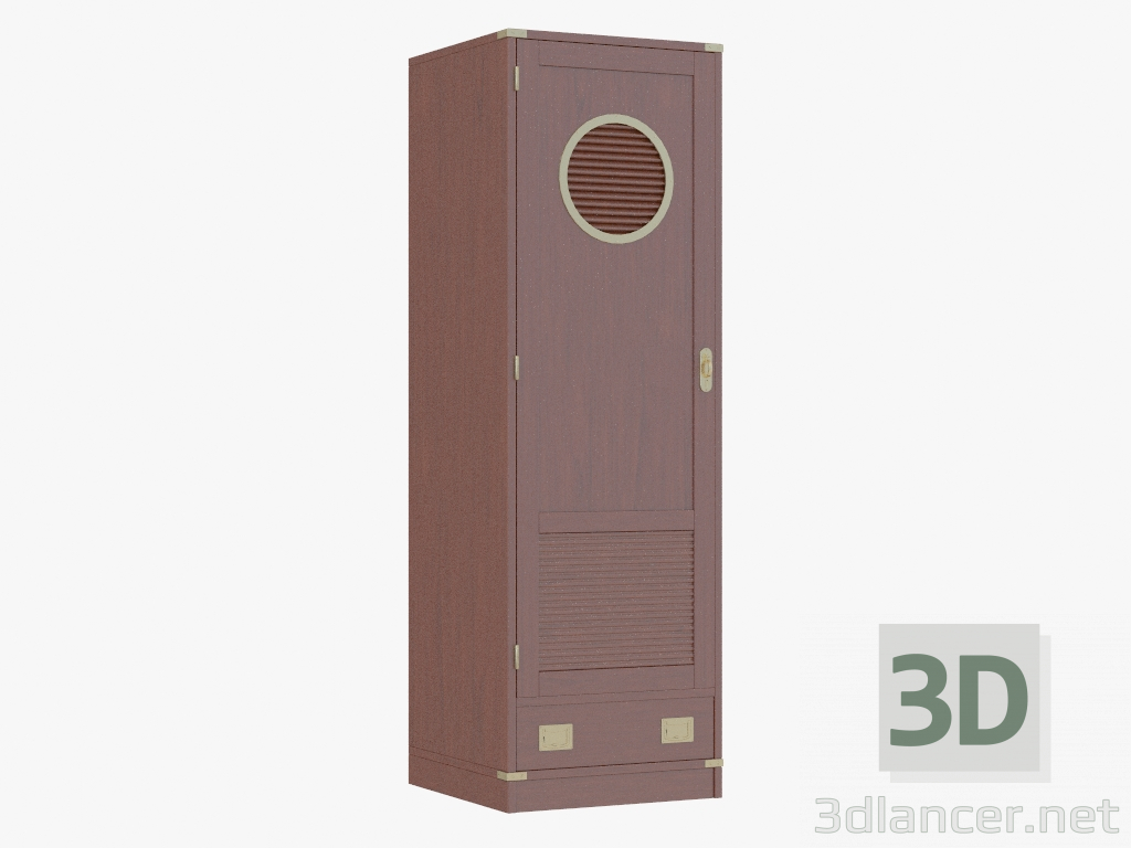3d model Cabinet with a décor in the form of a window - preview