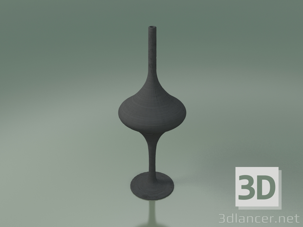 modèle 3D Lampadaire (S, laqué gris) - preview