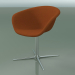 3d model Chair 4235 (4 legs, swivel, with upholstery f-1221-c0556) - preview