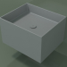 3D modeli Duvara monte lavabo (02UN32301, Silver Grey C35, L 60, P 50, H 36 cm) - önizleme