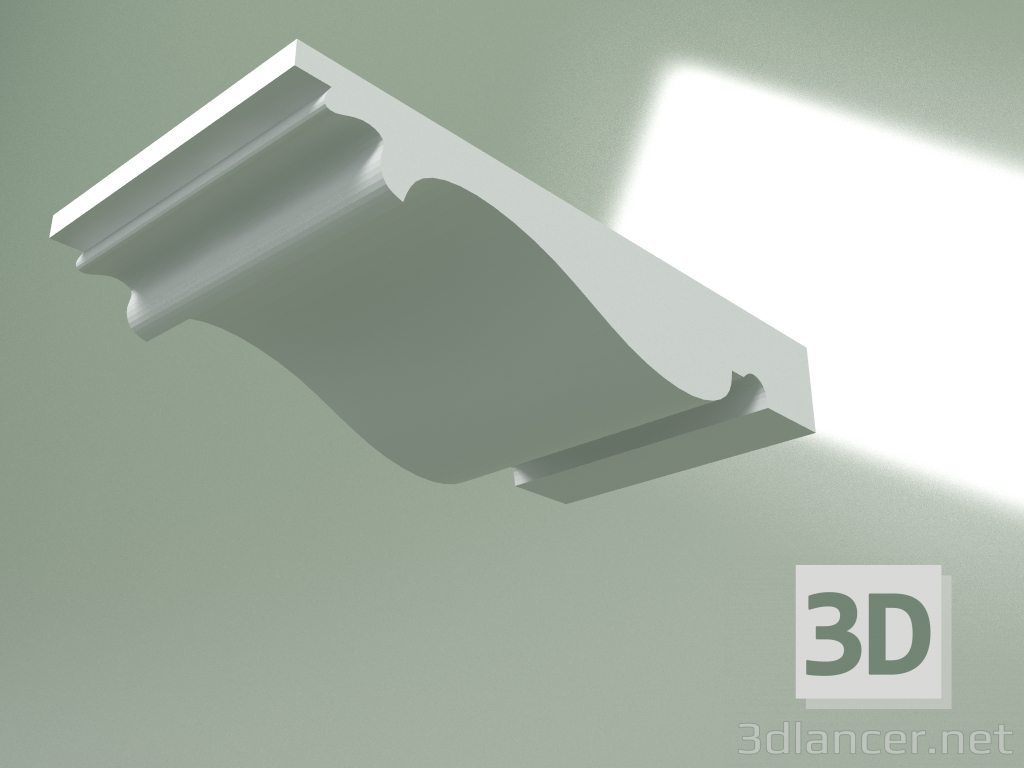 3D modeli Alçı korniş (tavan kaidesi) KT273 - önizleme