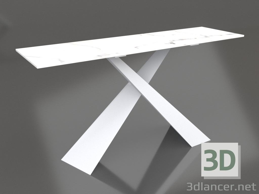 modèle 3D Console Fiord (140) (céramique blanche) - preview