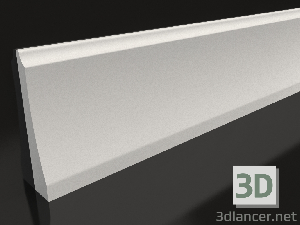 3d model Gypsum floor plinth PN 007 (120x24) - preview