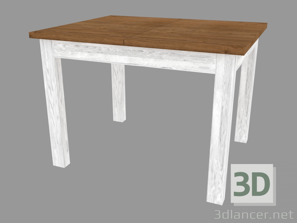 3D Modell Kleiner Tisch (PRO.073.XX 110-190x79x88cm) - Vorschau