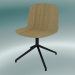 Modelo 3d Cadeira larga, Visu rotativa (carvalho, preto) - preview