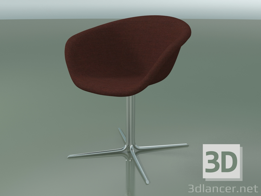 3d model Chair 4235 (4 legs, swivel, with upholstery f-1221-c0576) - preview