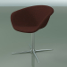 3d model Chair 4235 (4 legs, swivel, with upholstery f-1221-c0576) - preview