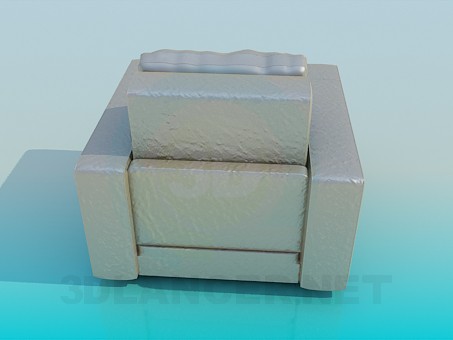3d model Armchair - preview 3d model Armchair - preview