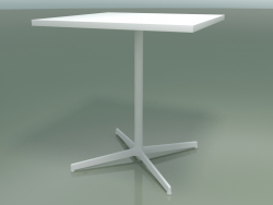 Quadratischer Tisch 5509, 5529 (H 74 - 69 x 69 cm, Weiß, V12)