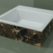 3D modeli Tezgah üstü lavabo (01R121302, Emperador M06, L 48, P 48, H 16 cm) - önizleme