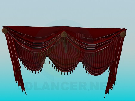 modelo 3D Bando para cortinas - escuchar modelo 3D Bando para cortinas - escuchar