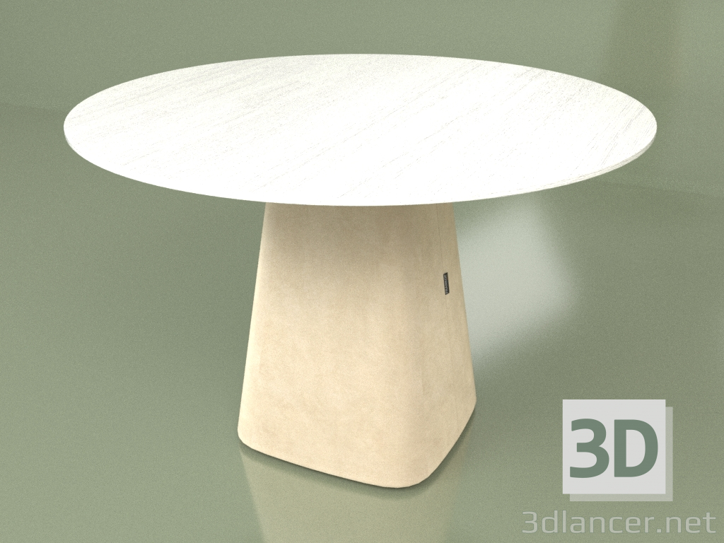 3d model Dining table Duo (White) - preview