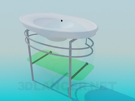 modelo 3D Fregadero - escuchar modelo 3D Fregadero - escuchar