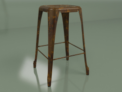 Semi-bar chair Marais Vintage (red rust)