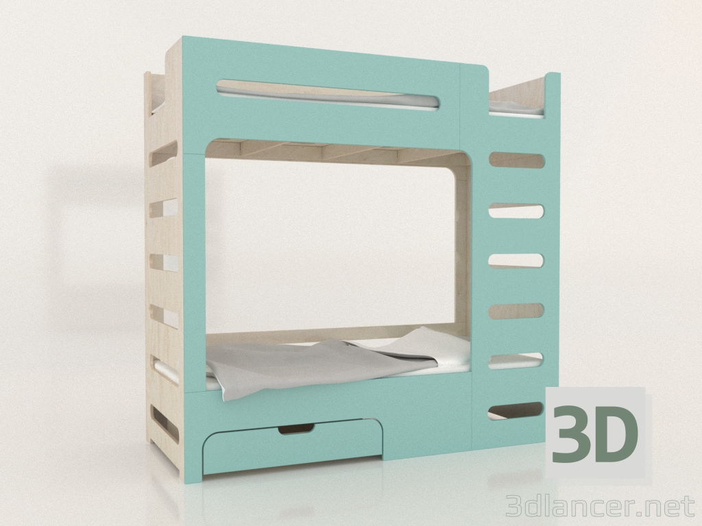 3D Modell Etagenbett MOVE ER (UTMER1) - Vorschau