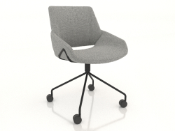 Swivel chair with wheels