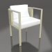 modèle 3D Chaise de salle à manger (Or) - preview