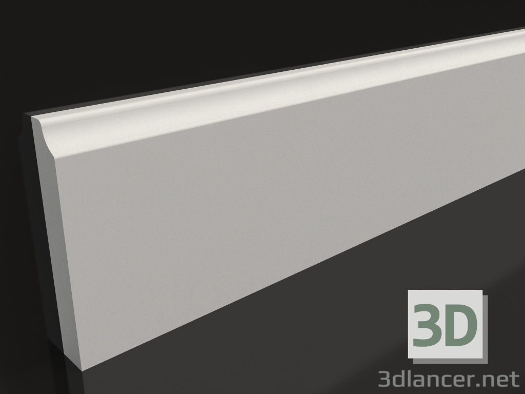 Modelo 3d Rodapé de piso de gesso PN 007 3 (94х15) - preview