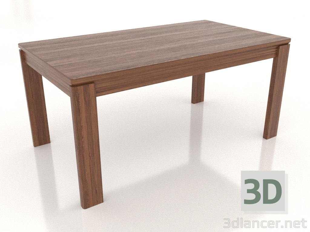 Modelo 3d Mesa de jantar 1600x900 mm (nogueira clara) - preview