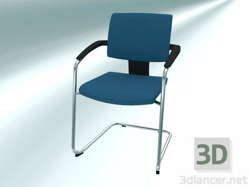Modelo 3d Cadeira de conferência (20V 2P) - preview