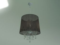 Hanging chandelier 2045-5 (chrome-black)