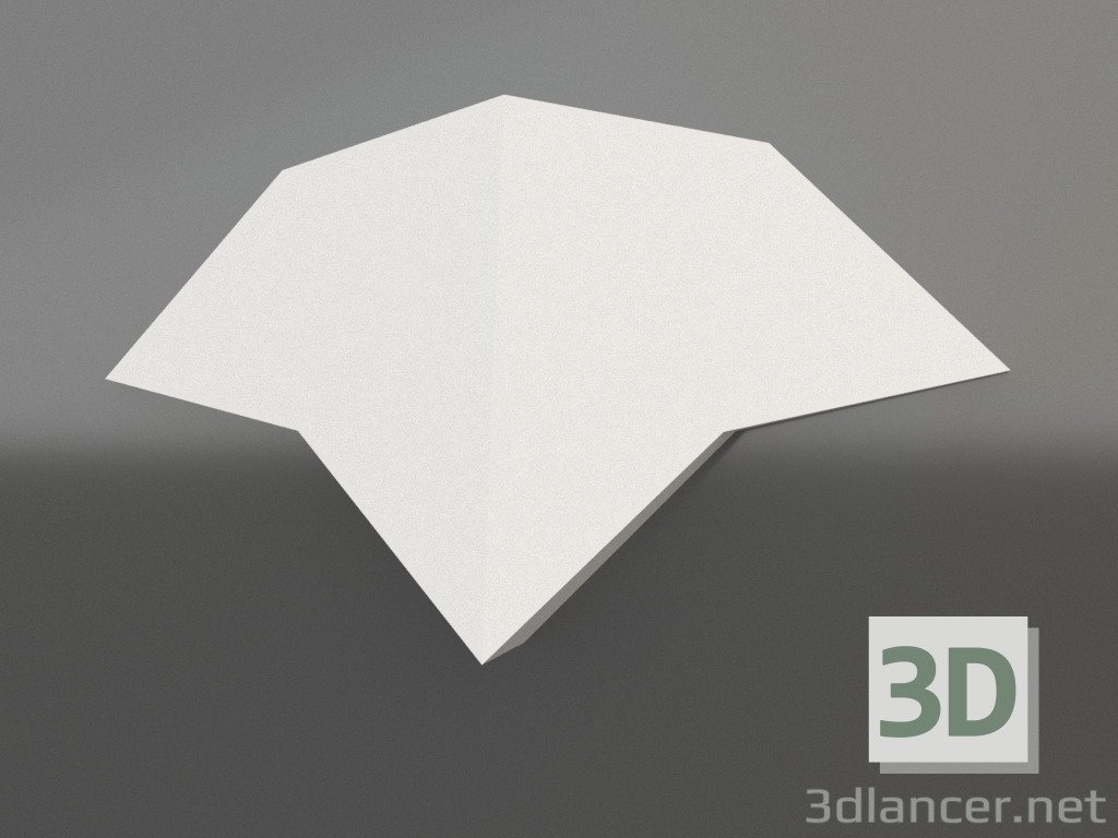 3D Modell Drachenschuppe Ein 3D-Panel - Vorschau
