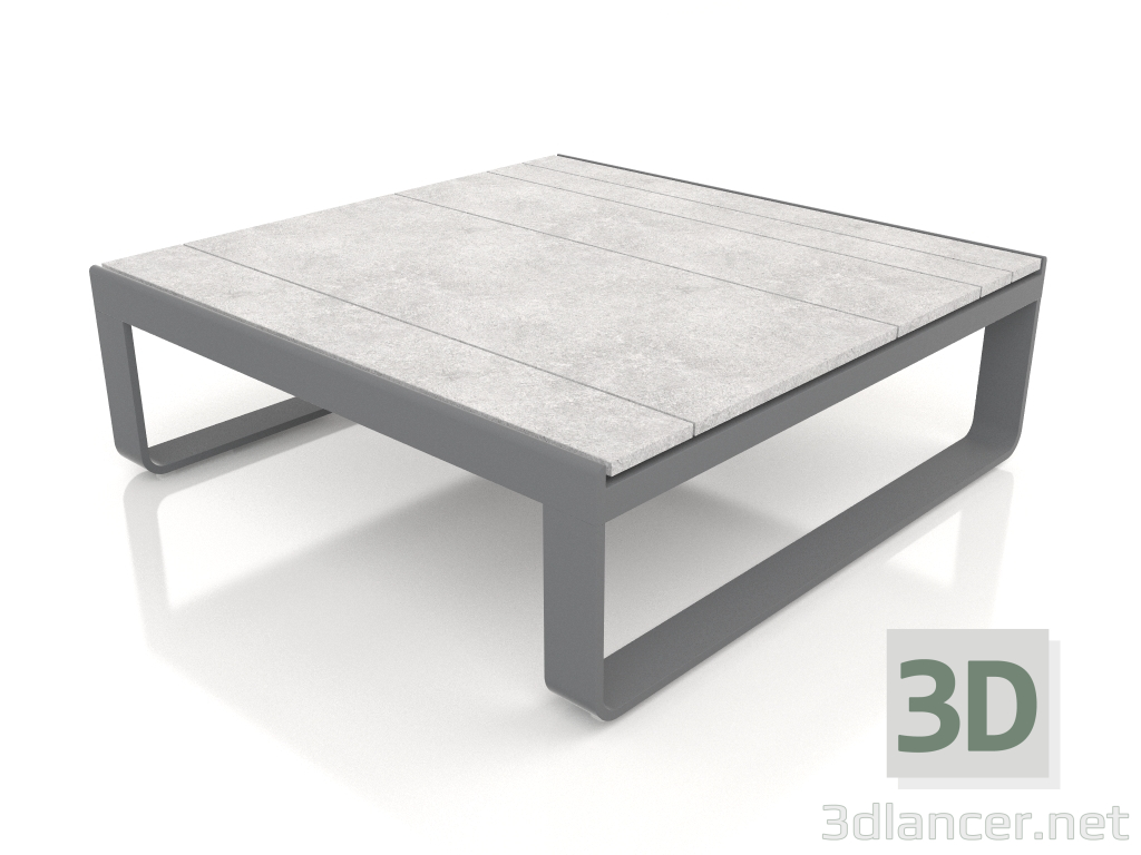 modello 3D Tavolino 90 (DEKTON Kreta, Antracite) - anteprima