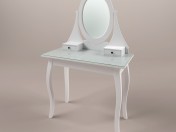 ХЕМНЭС. Туалетный столик с зеркалом Икеа