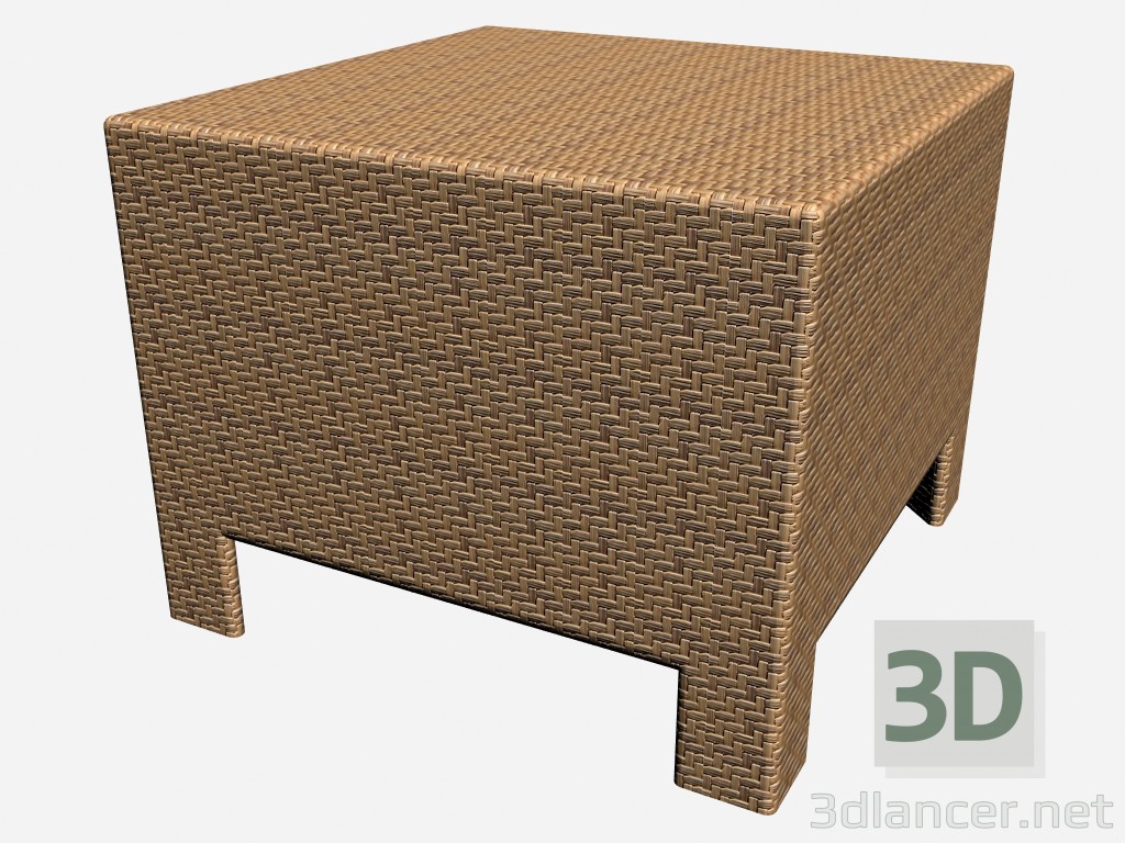 modèle 3D Table d’appoint côté Table 6477 - preview