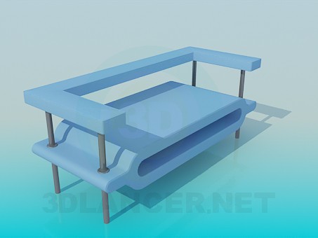 modelo 3D Sofá - escuchar modelo 3D Sofá - escuchar