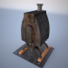 3D modeli Soba, ısıtıcı ("burzhuyki" gibi), çelik, demir - önizleme