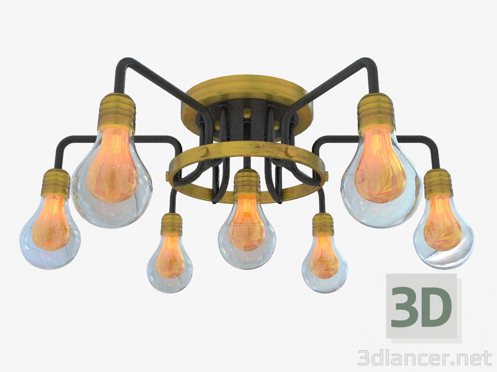 3D Modell Deckenbeleuchtung Alonzo (3983 7C) - Vorschau