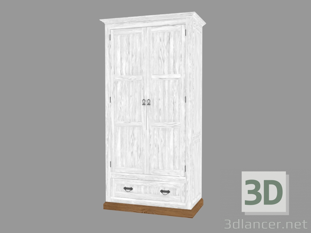 3 डी मॉडल मामला 2-दरवाजा (PRO.091.XX 104x204x56cm) है - पूर्वावलोकन