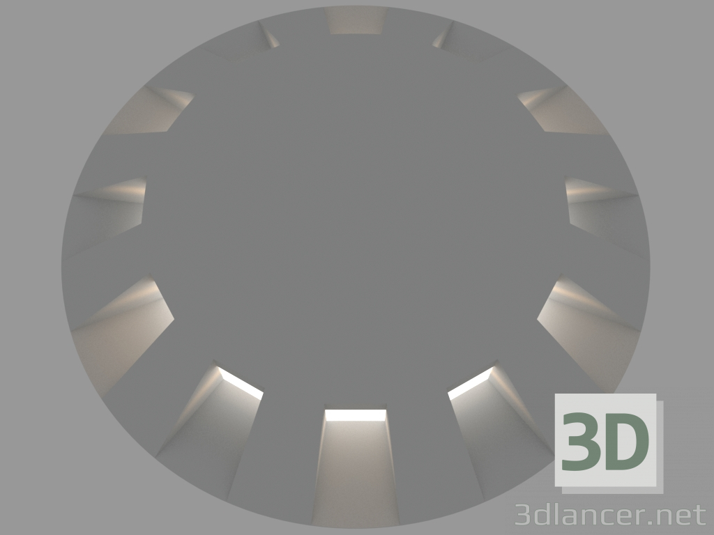 3D modeli Yeryüzünde inşa edilmiş lamba SPARKS (S5664) - önizleme