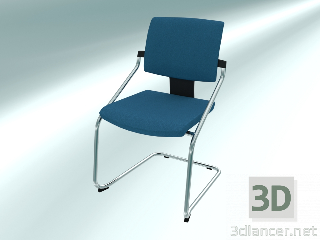 Modelo 3d Cadeira de conferência (20V) - preview