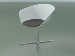 Chair 4225 (4 legs, swivel, with seat cushion, PP0001)