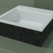 3D modeli Tezgah üstü lavabo (01R121302, Nero Assoluto M03, L 48, P 48, H 16 cm) - önizleme