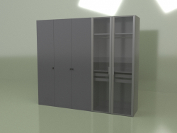 Шкаф 5 дверей GL 150 С (Антрацит)
