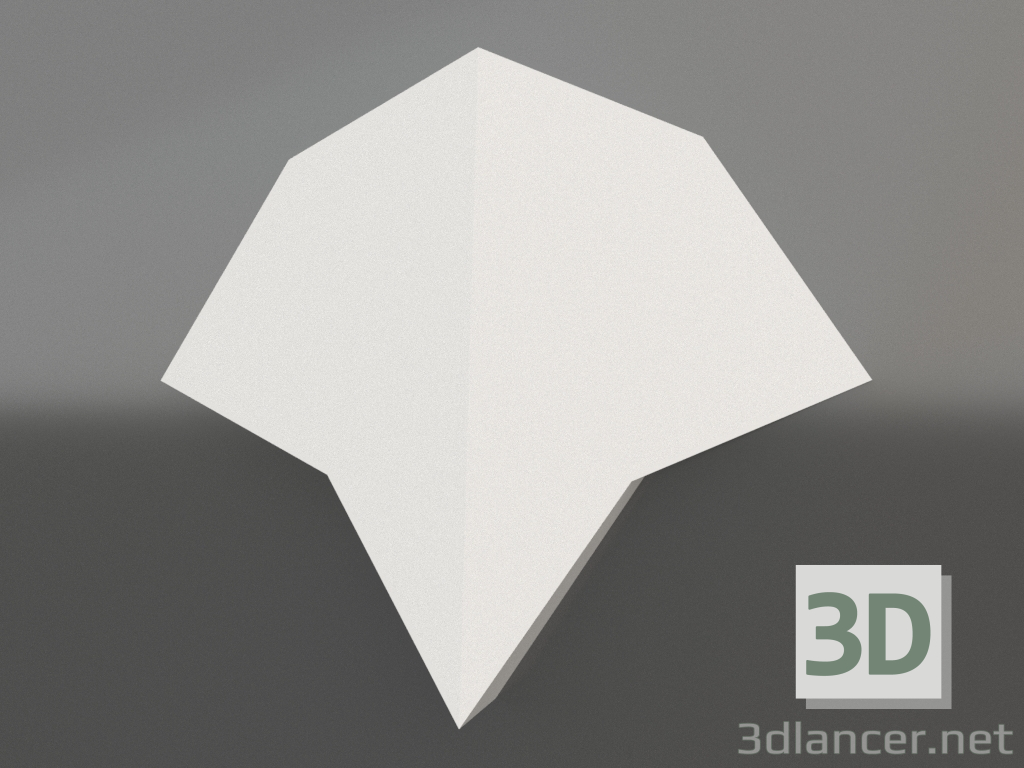 3D Modell Drachenschuppe B 3D-Panel - Vorschau