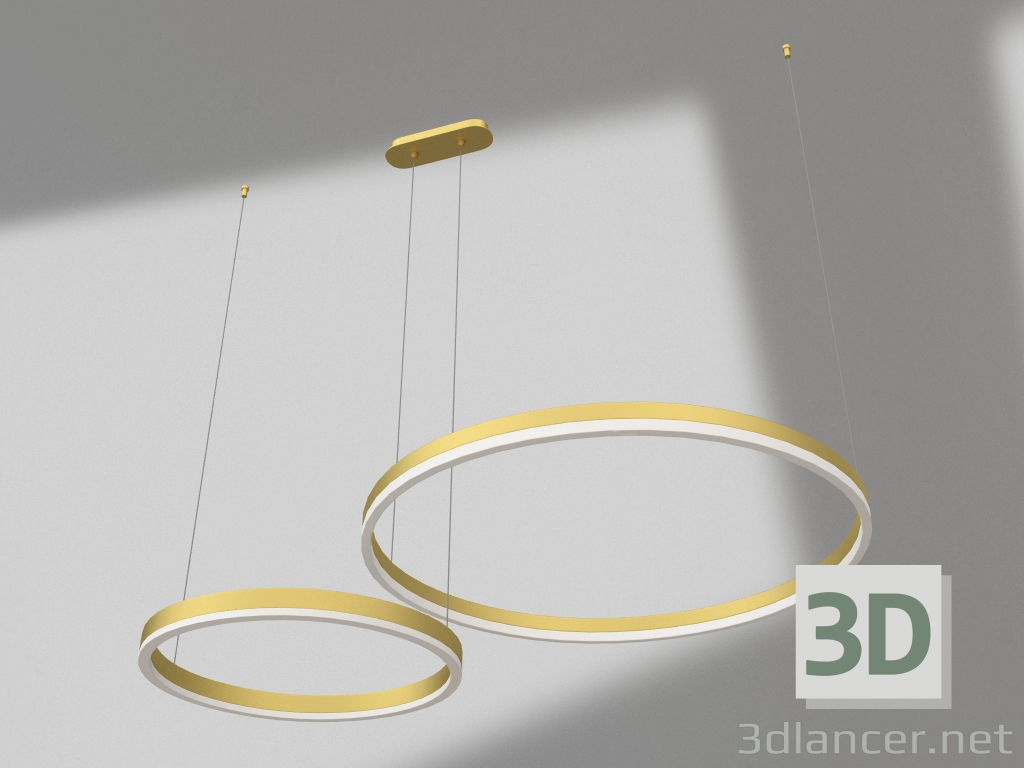 3D modeli Süspansiyon Thor mat altın d40+60 (08219,33P) - önizleme