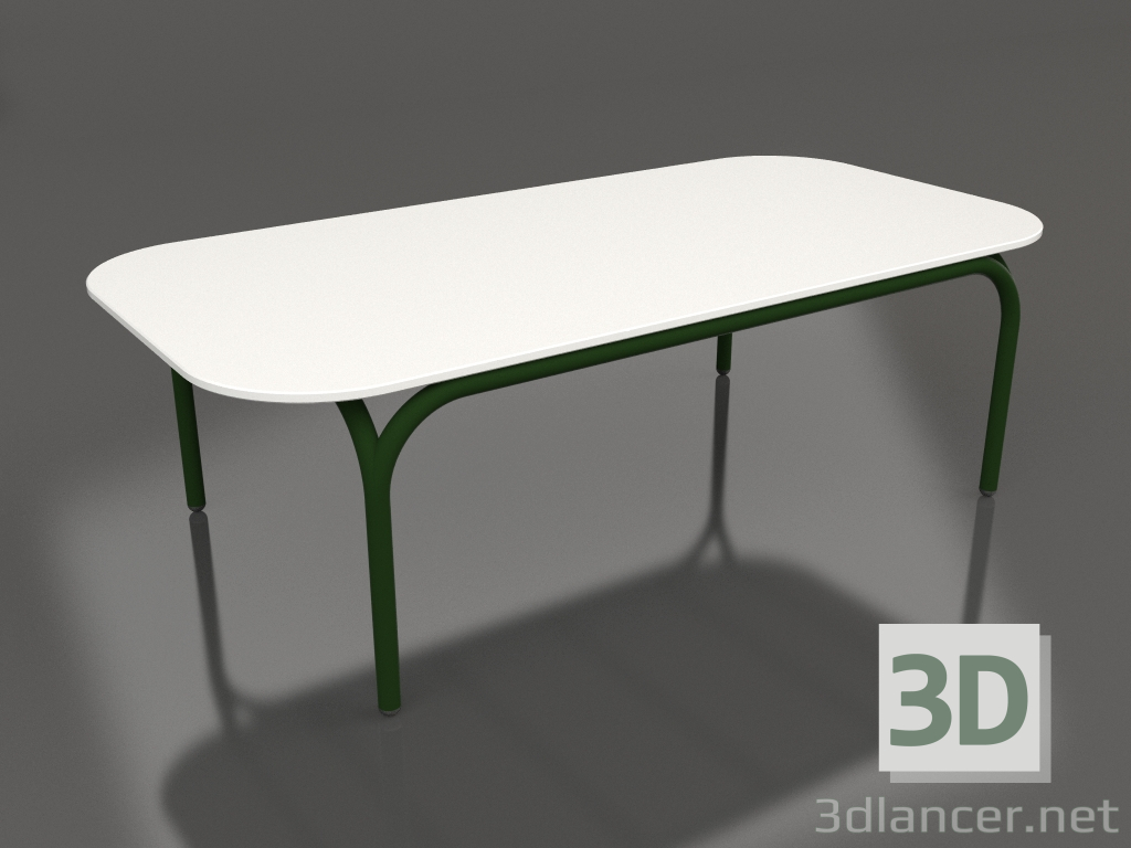 3d модель Кофейный стол (Bottle green, DEKTON Zenith) – превью