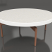 3d model Round coffee table Ø90x36 (White, DEKTON Sirocco) - preview