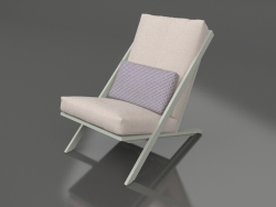Dinlenme için kulüp sandalyesi (Çimento grisi)