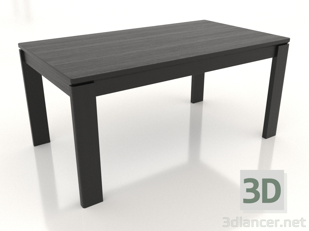 3D Modell Esstisch 1600x900 mm (schwarz RAL 9005) - Vorschau