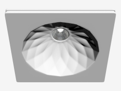 Empotrada LED yeso luminaria (DL238G)