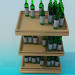 modèle 3D Plateau de vin - preview