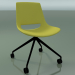Modelo 3d Cadeira 1207 (4 rodízios, viaduto fixo, polietileno, V39) - preview