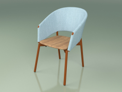 Комфортне крісло 022 (Metal Rust, Sky)